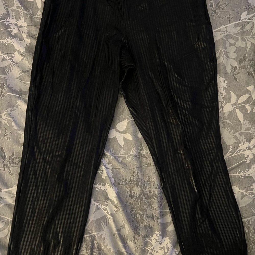 Black Sheer Leggings